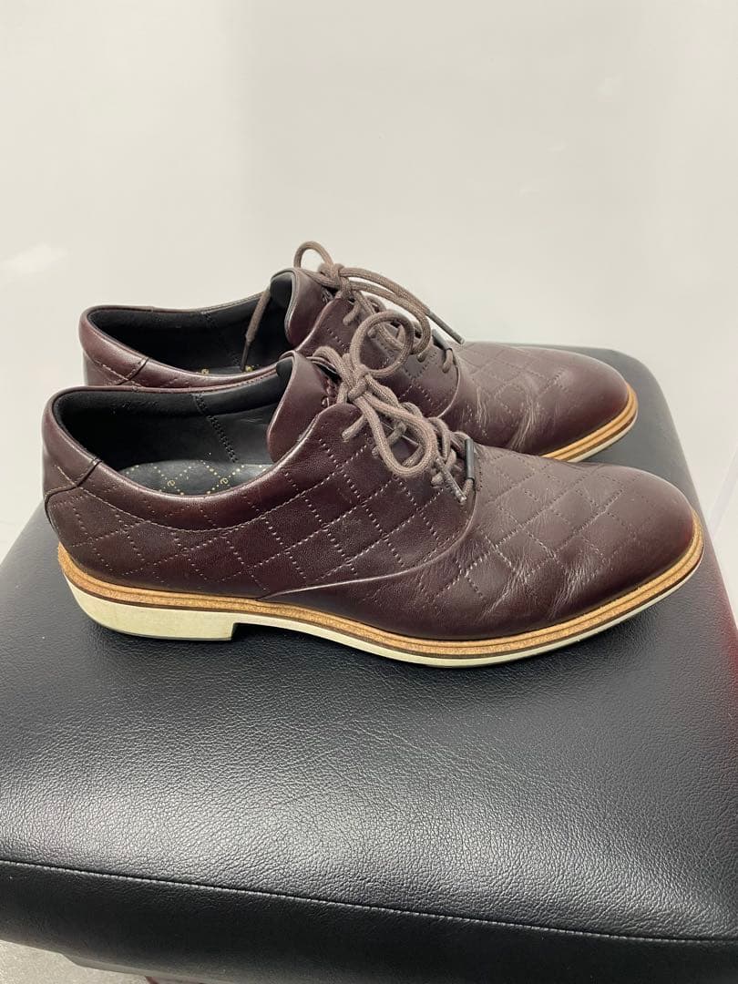 ⭐︎【美品】ECCO ゴルフシューズ ダークブラウン 41 26cm⭐︎