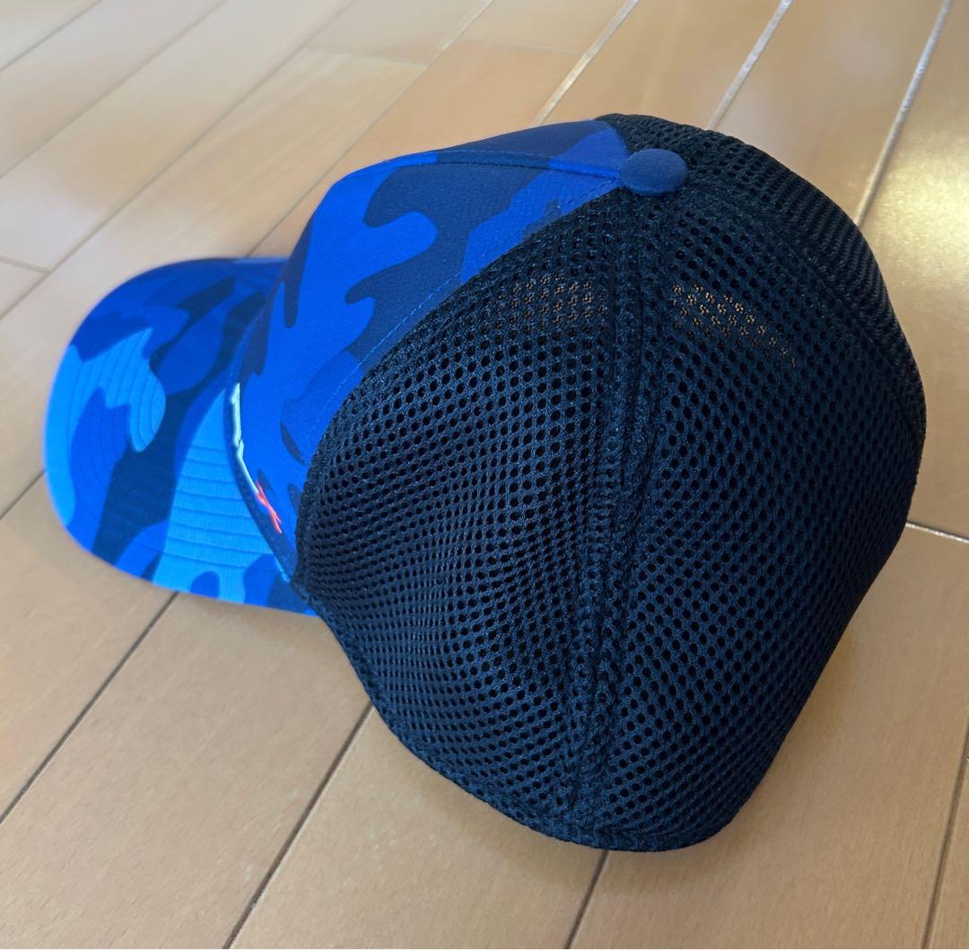 POLO RALPH LAUREN RLX 迷彩柄 ブルー系 ゴルフ キャップ