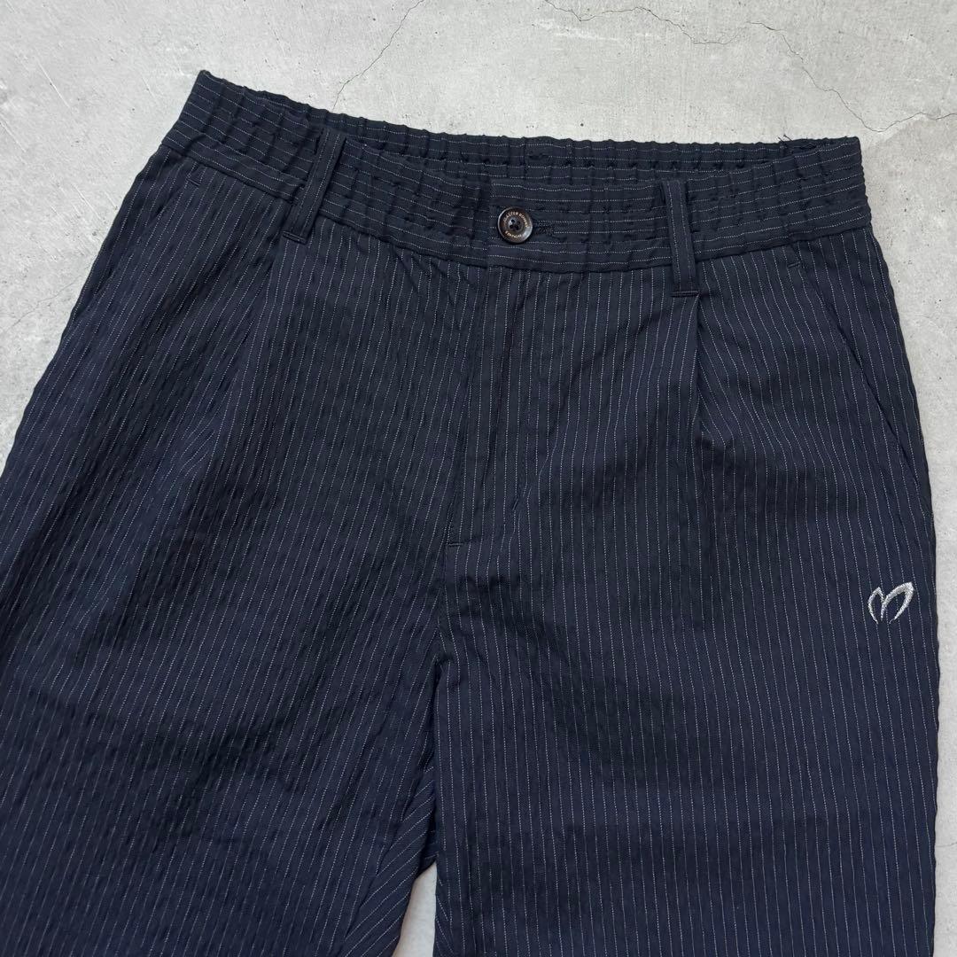 【極美品】MASTER BUNNY EDITION ストライプ柄 ロングパンツ