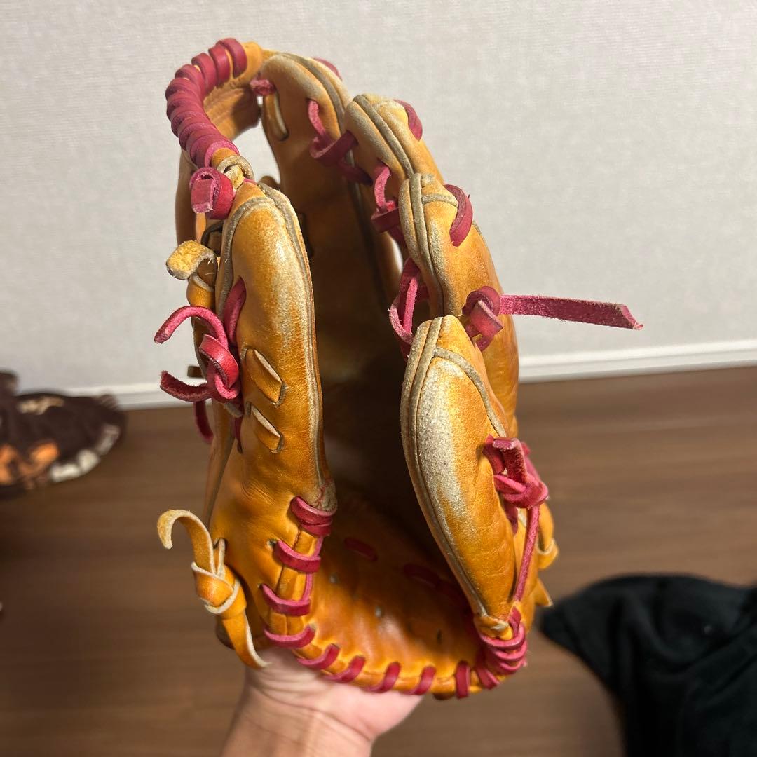 ミズノプロ 軟式グローブ 坂本勇人モデル 小指二仕様