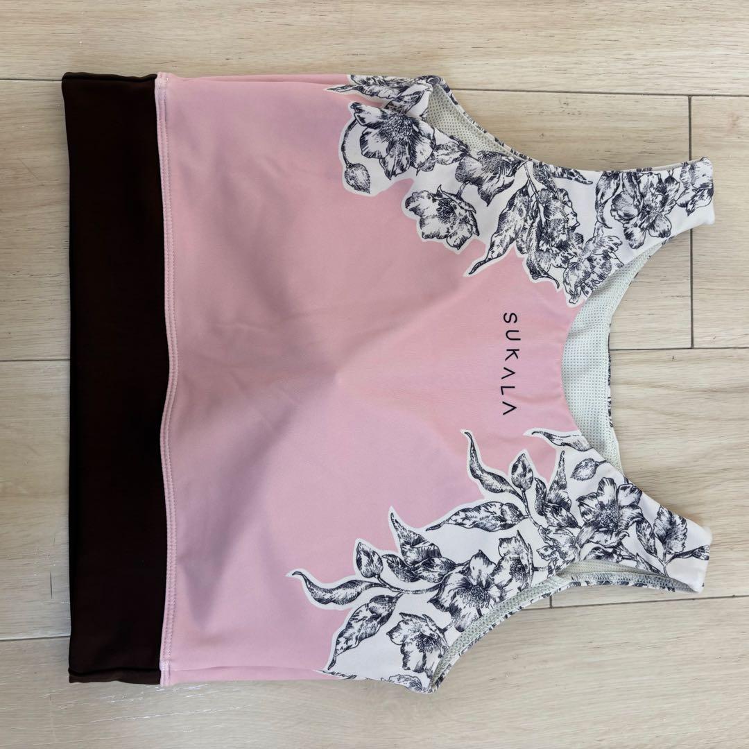SAKURA ヨガウェア 上下セット S 花柄 定価22600円 美品