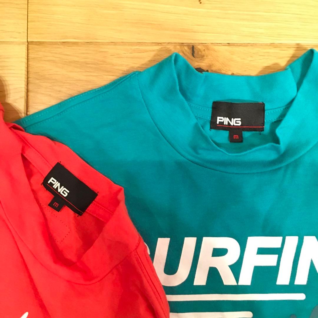 PING レディース　ヨックモックシャツ2点とスカート、サンバイザーのセット