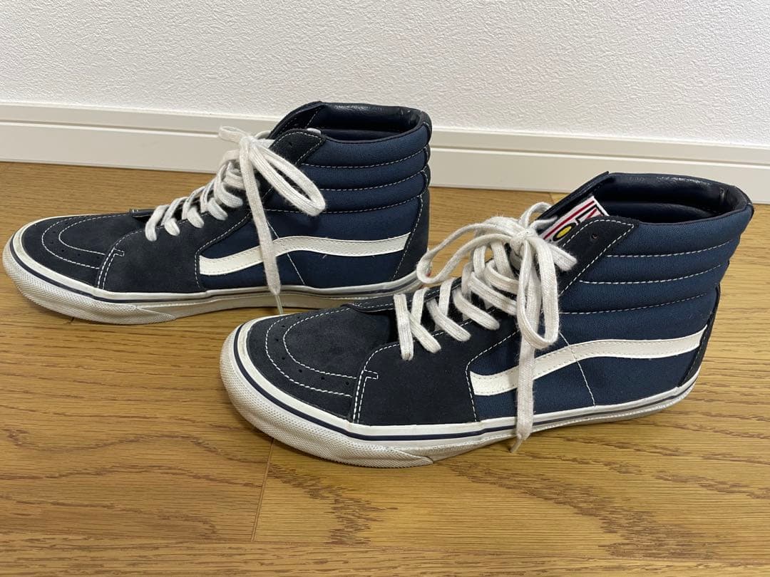 旧ロゴ Vans Sk8-Hi ネイビー US10 28cm