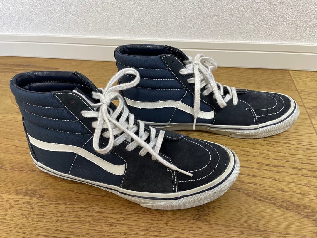 旧ロゴ Vans Sk8-Hi ネイビー US10 28cm