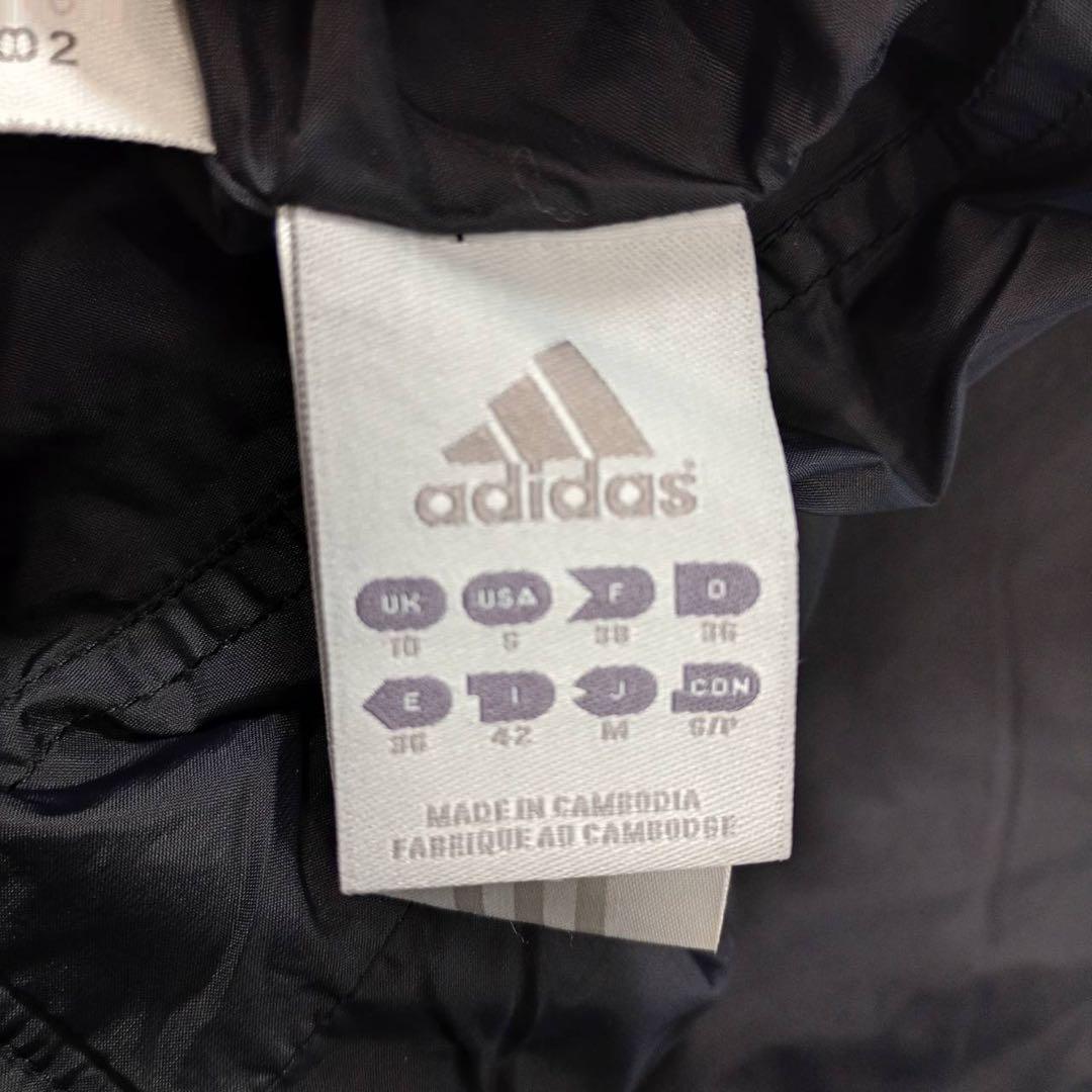 アディダス adidas レディース リバーシブルジャケット M 無地 黒 白