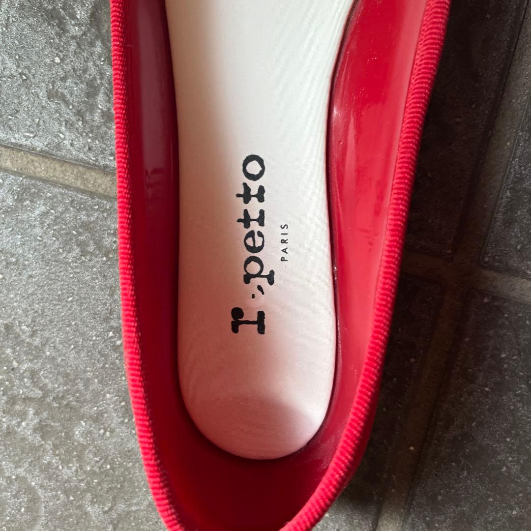 Repetto 赤 バレエシューズ 39