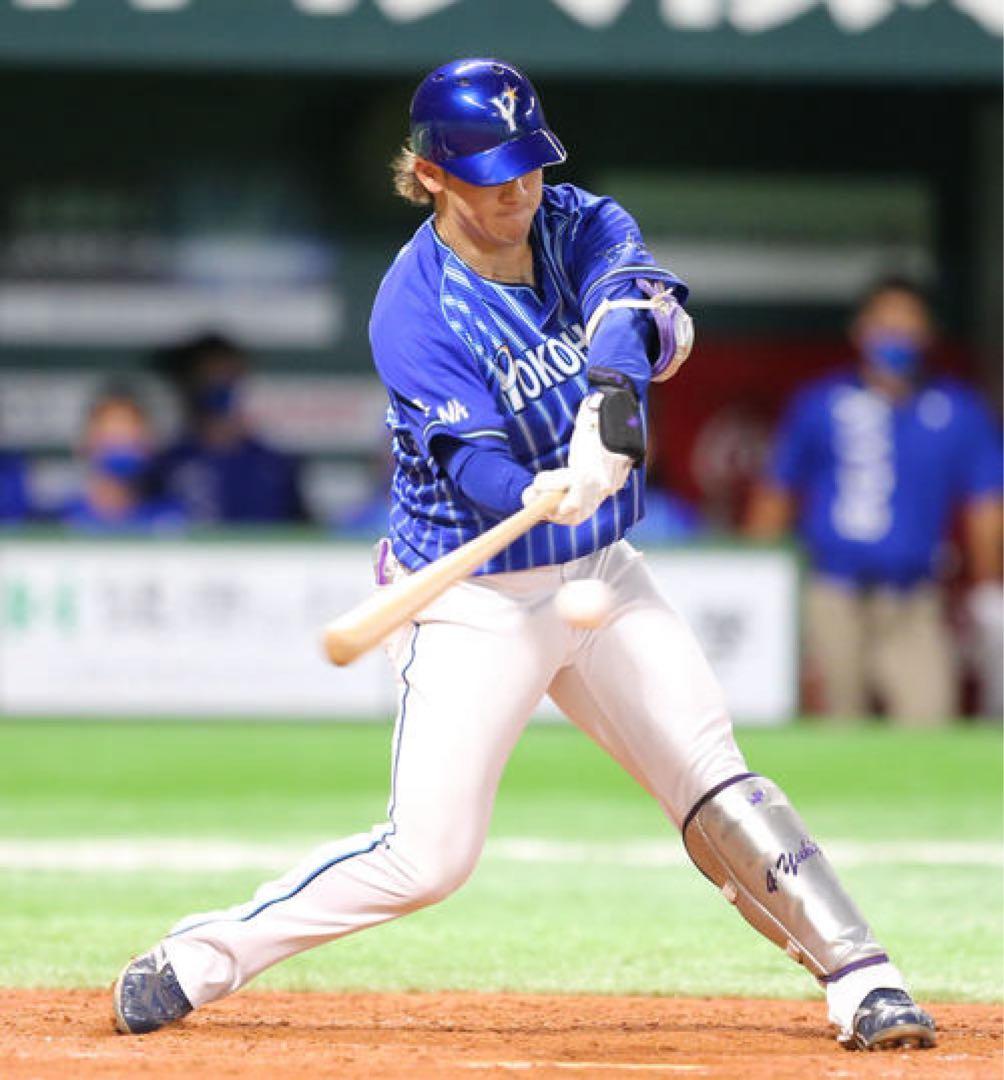 横浜DeNAベイスターズ 伊藤裕季也 #4　バット NPBマーク 支給品　実使用