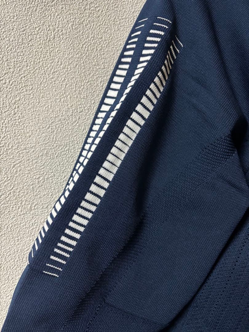 【新品・定価2.2万】アディダス ゴルフ プライムニット ジャケット 紺 XL