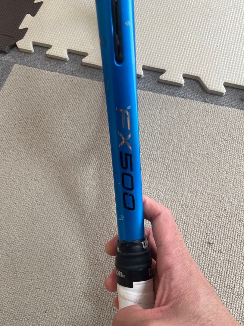 ダンロップ fx500 テニスラケット 青