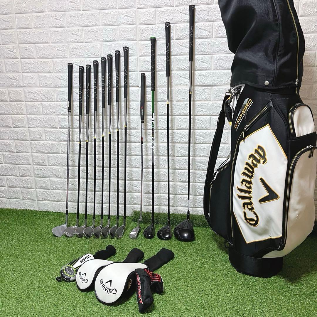 美品 Callaway WARBIRD メンズゴルフクラブ豪華12本セット