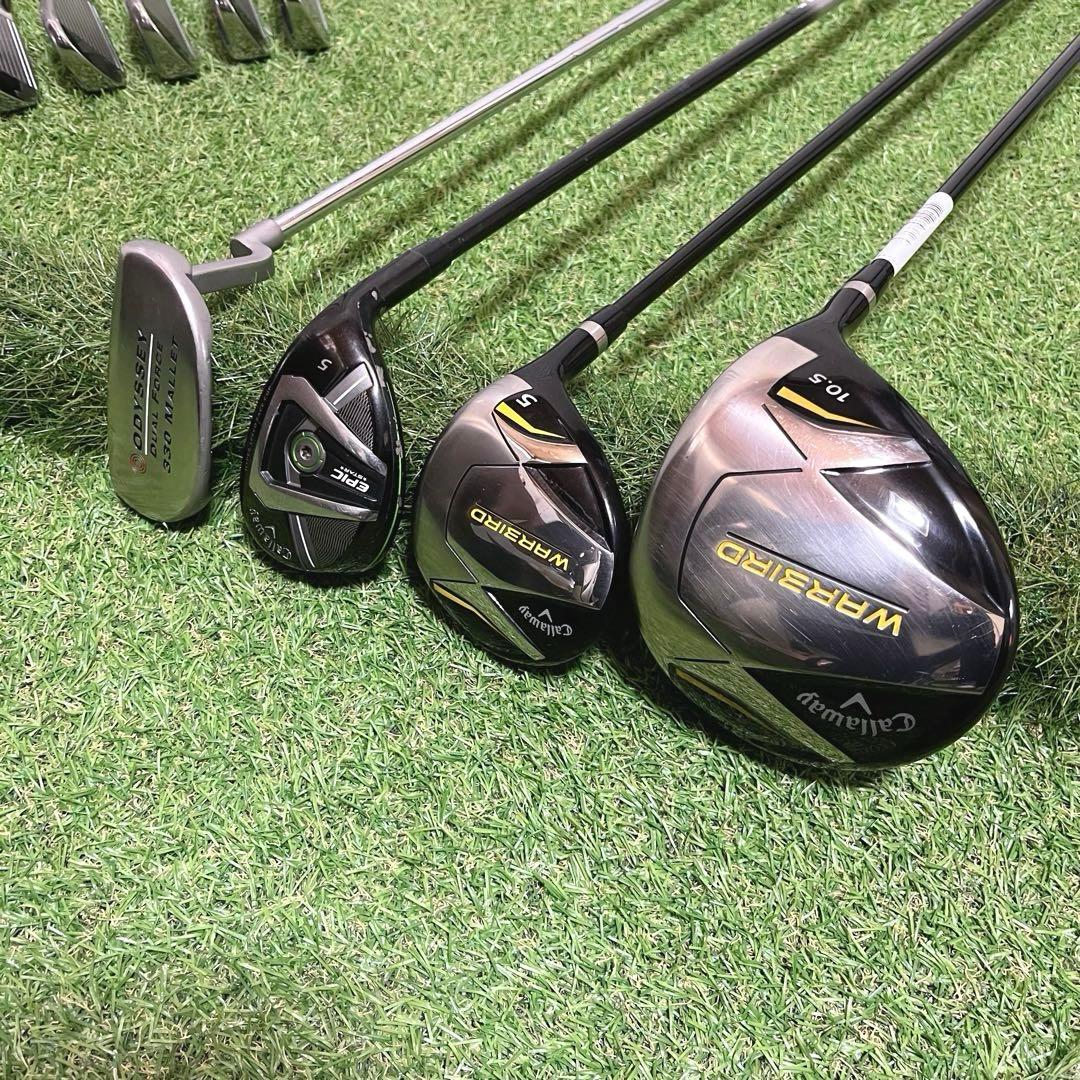 美品 Callaway WARBIRD メンズゴルフクラブ豪華12本セット