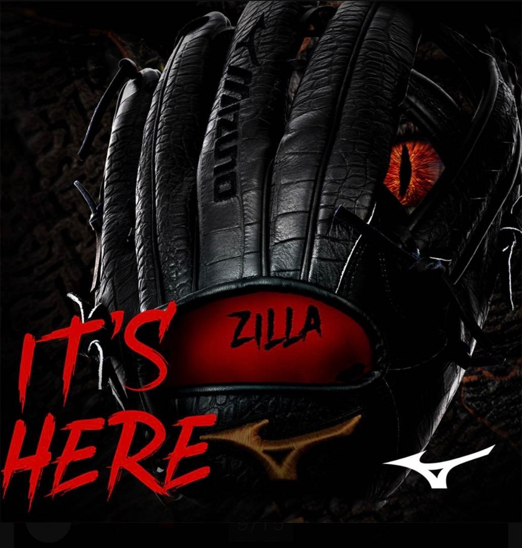 【新品未使用】直営店限定ミズノプロUSA/ZILLA【外野手用12.5inch】
