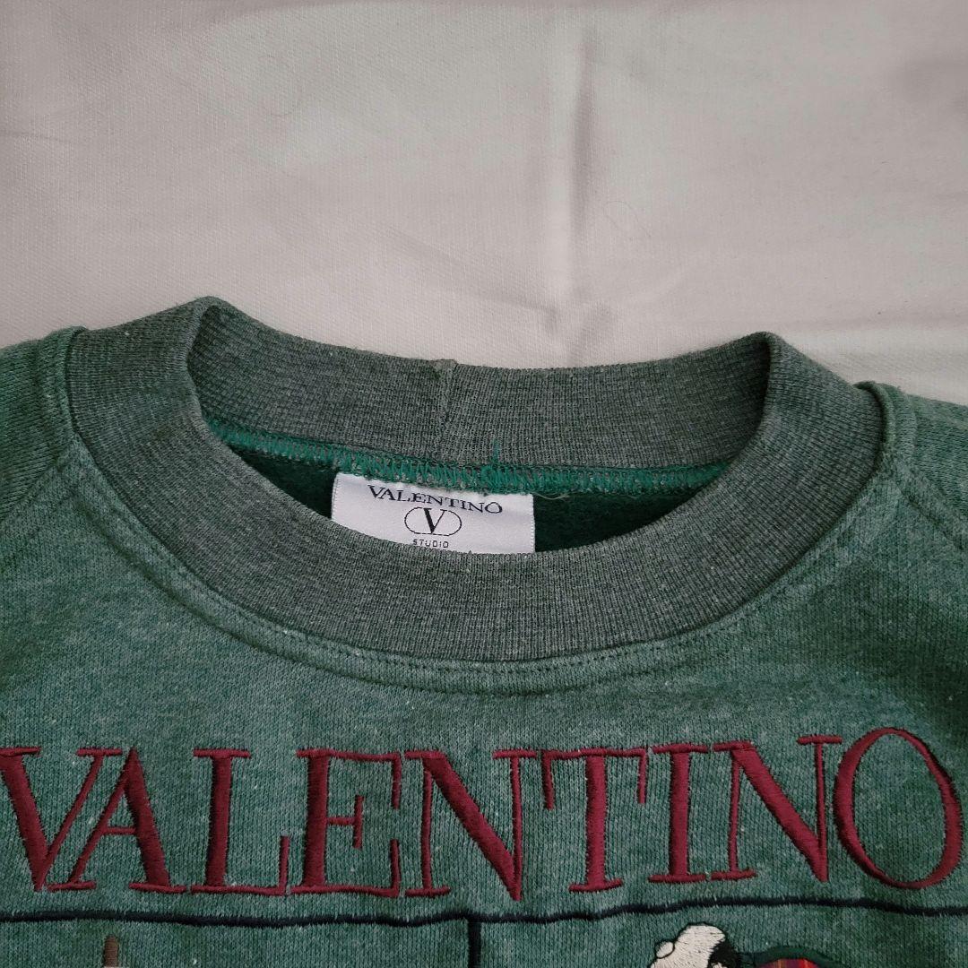 VALENTINO ゴルフ　刺繍　トレーナー　ヨーロッパ古着