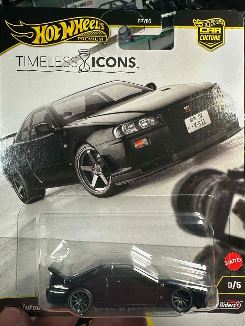 2品セットチェイス日産GT-R R34 ホイールエラー品とシビック07 タイプR