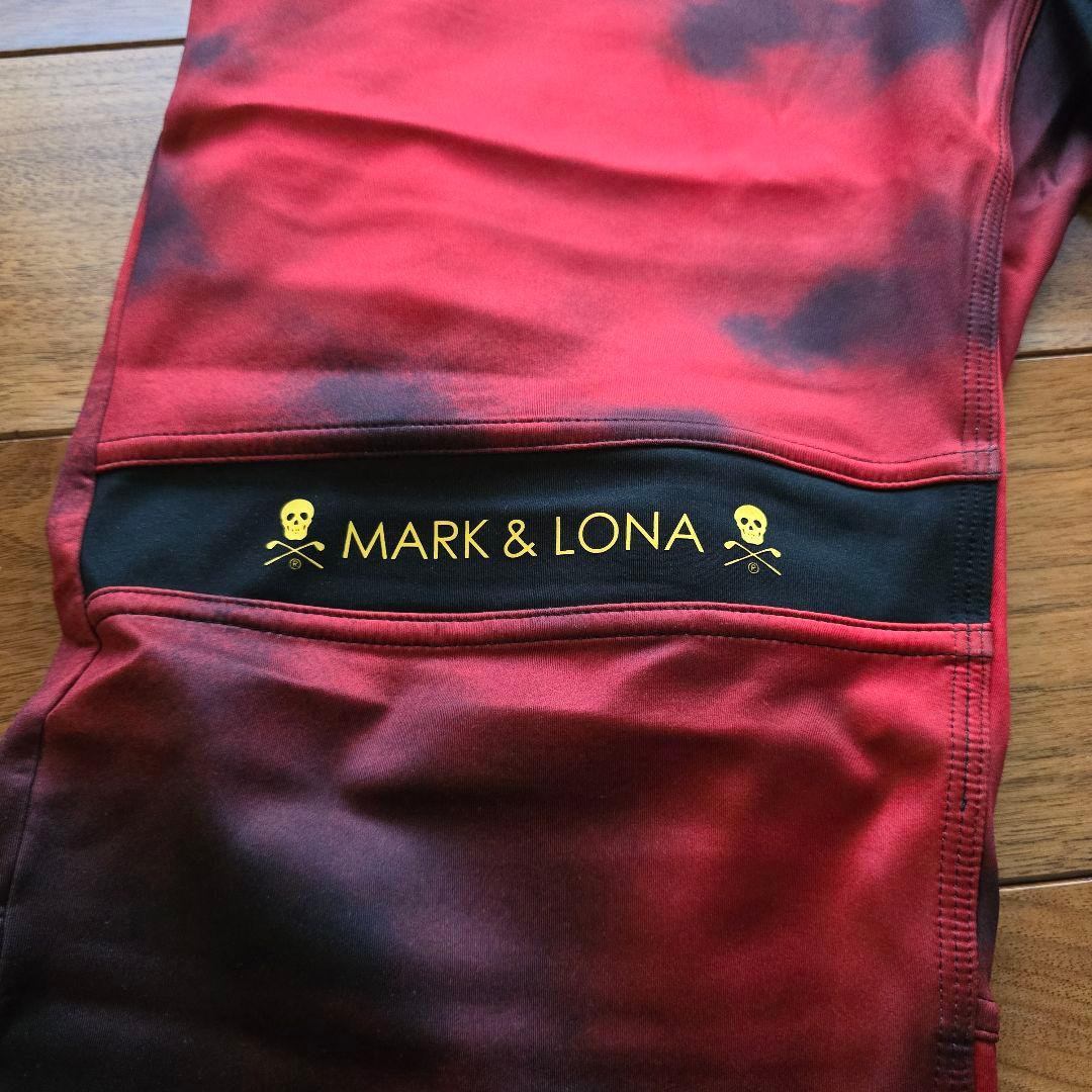 MARK&LONA マークアンドロナ パンツ 黒レッド グラデーション 48