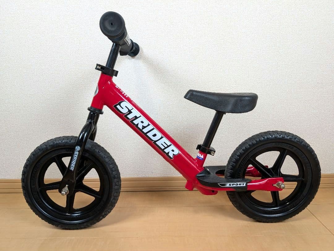 【美品】STRIDER 12 ストライダー バランスバイク 12インチ レッド
