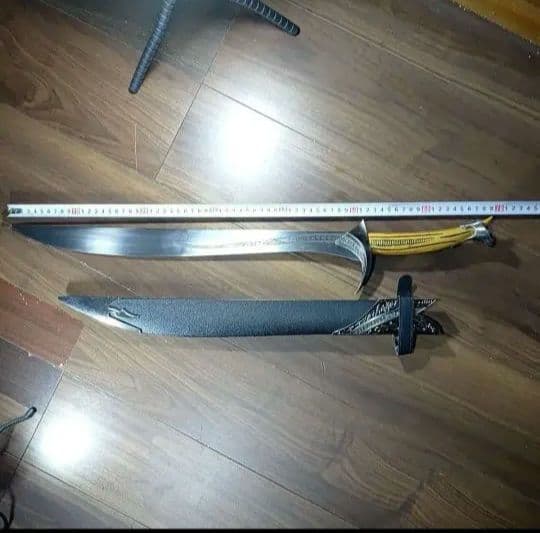 装飾的な刀 鋼の刃 約100cm