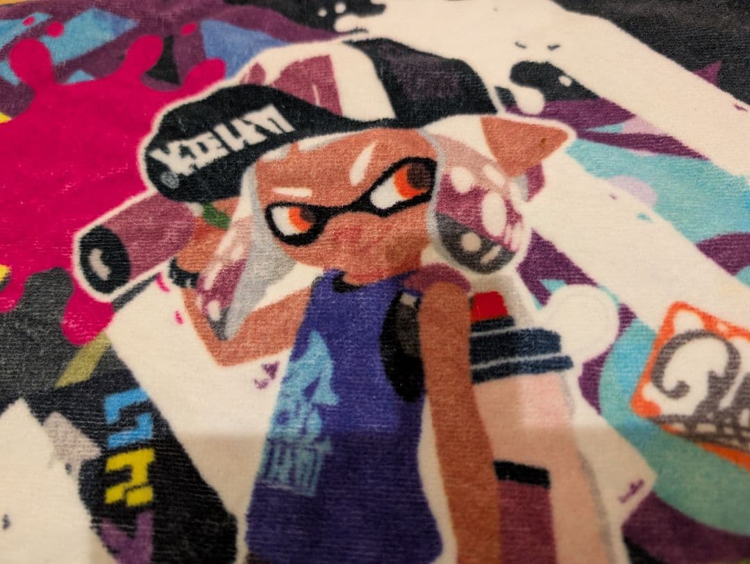 2019年　当時物　スプラトゥーン　任天堂　タオル