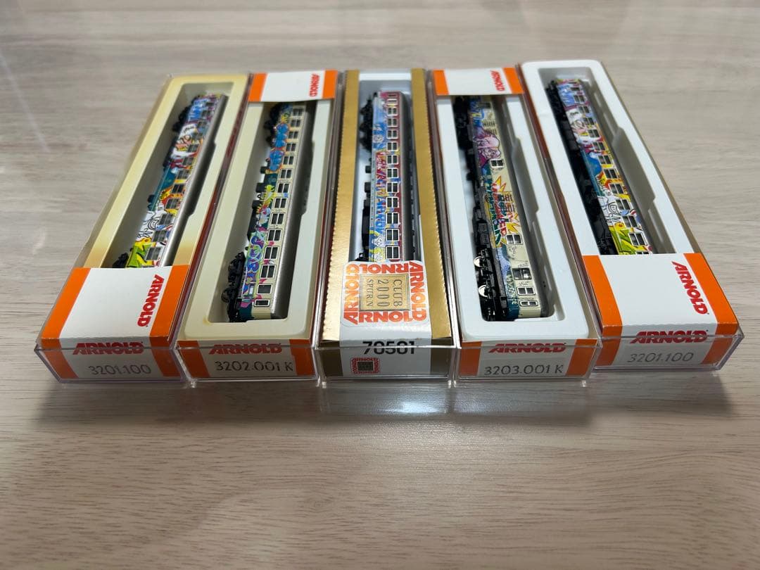 アーノルド　Nゲージ 鉄道模型 グラフィティセット DB db ドイツ 5両