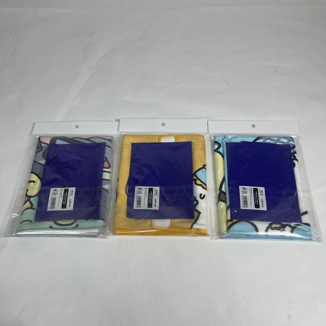 極楽湯 んぽちゃむ コラボ タオル 3種セット