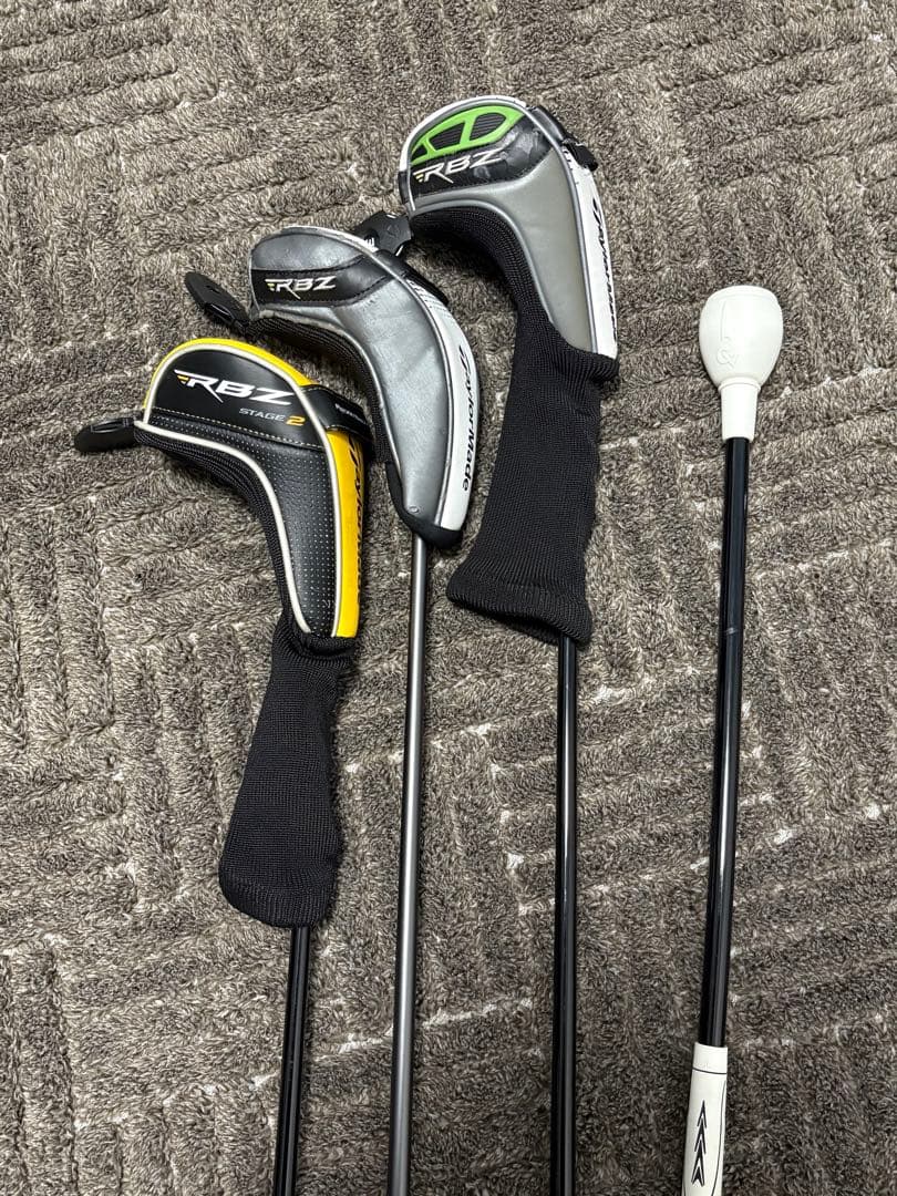 TaylorMade RBZ スプーン、UT等3本セット＋練習グッズ