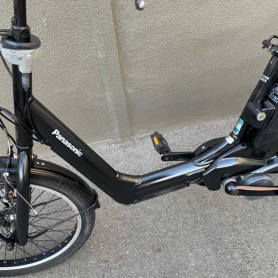 パナソニック電動アシスト自転車20インチ ブラック【引き取り限定】