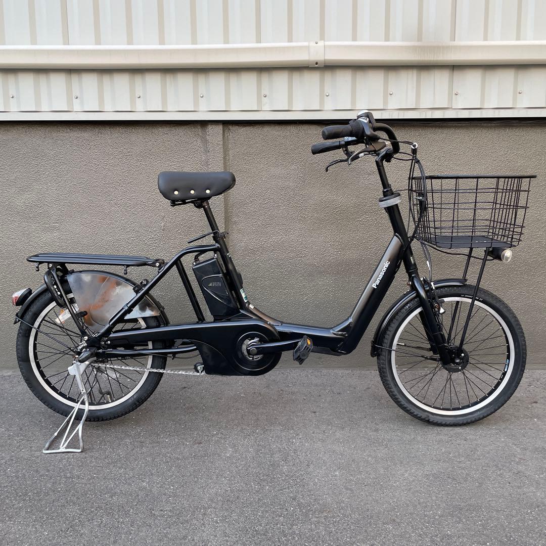 パナソニック電動アシスト自転車20インチ ブラック【引き取り限定】