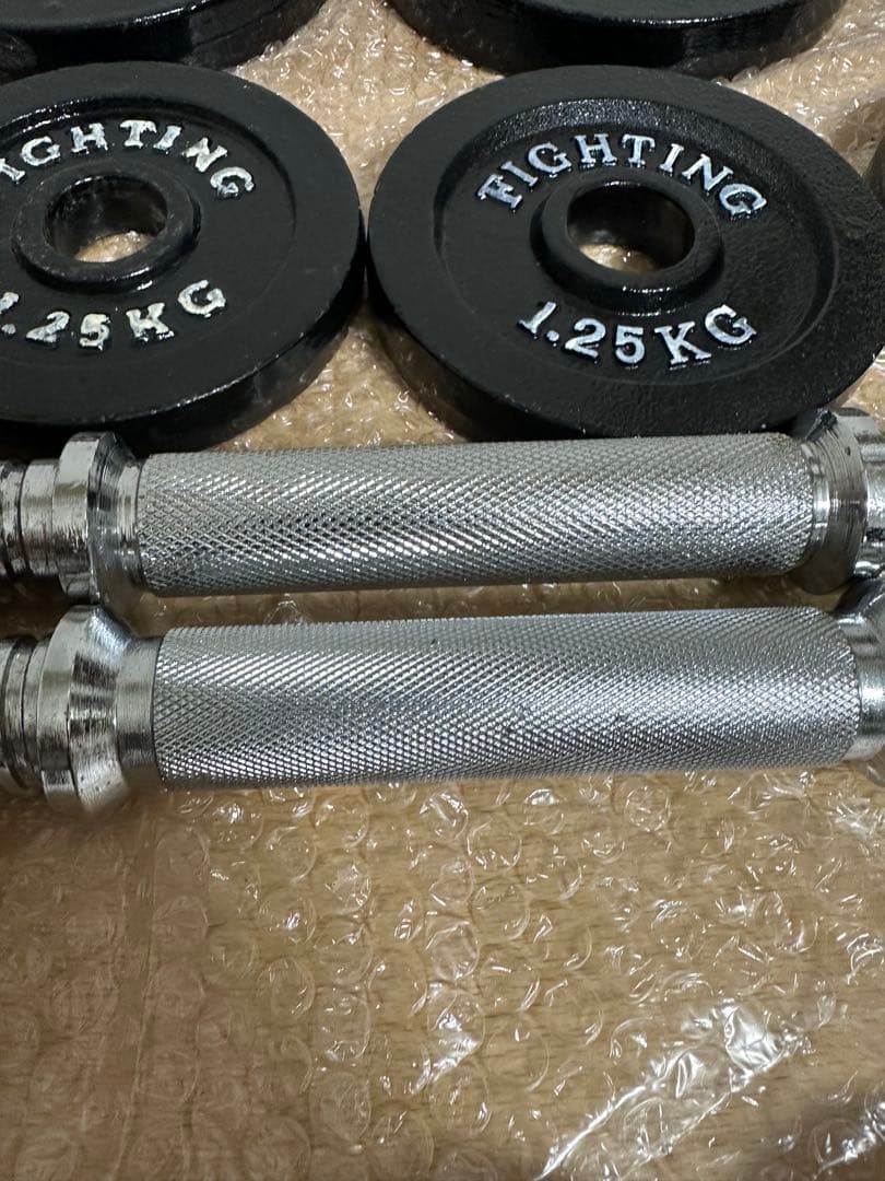 ファイティングロード2.5kg x 4枚1.25kg x 4枚ダンベルバーベル