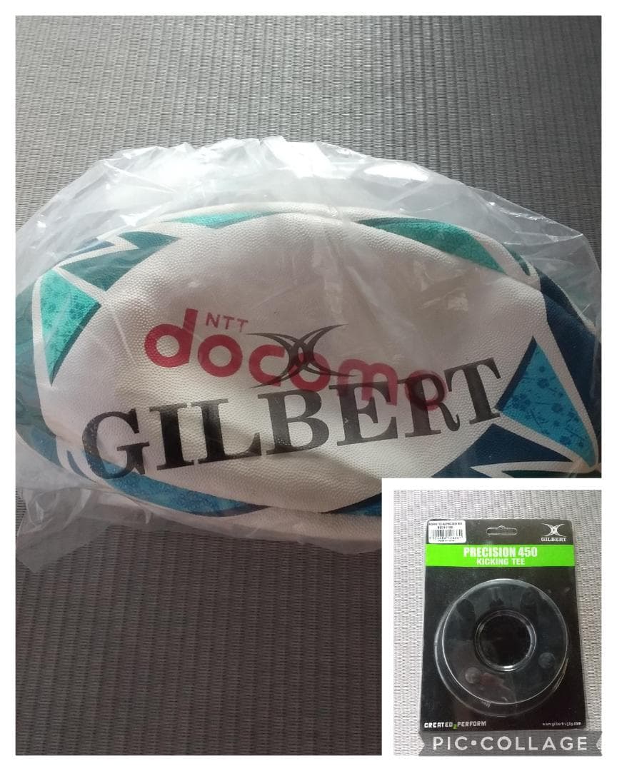 ラグビーボール 公式レプリカ5号 キッキングティー ギルバート Gilbert