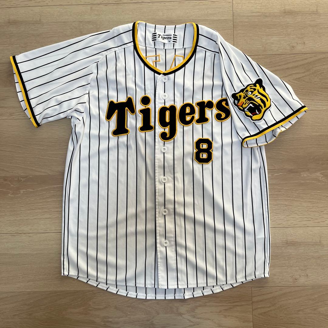 阪神タイガース　佐藤輝明　ホームユニフォーム　刺繍ユニフォーム