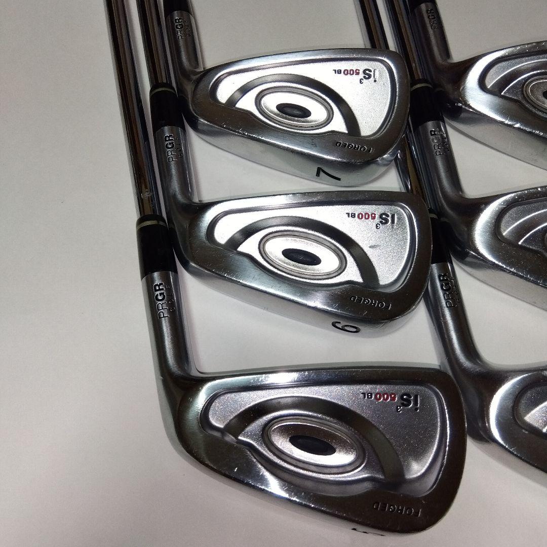 綺麗な状態 PRGR iS3500BL FORGED ５〜９.ＰＷ ６本【Ｓ】