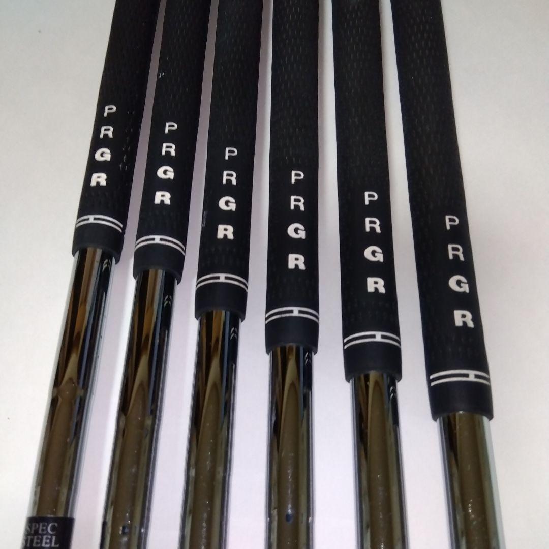 綺麗な状態 PRGR iS3500BL FORGED ５〜９.ＰＷ ６本【Ｓ】