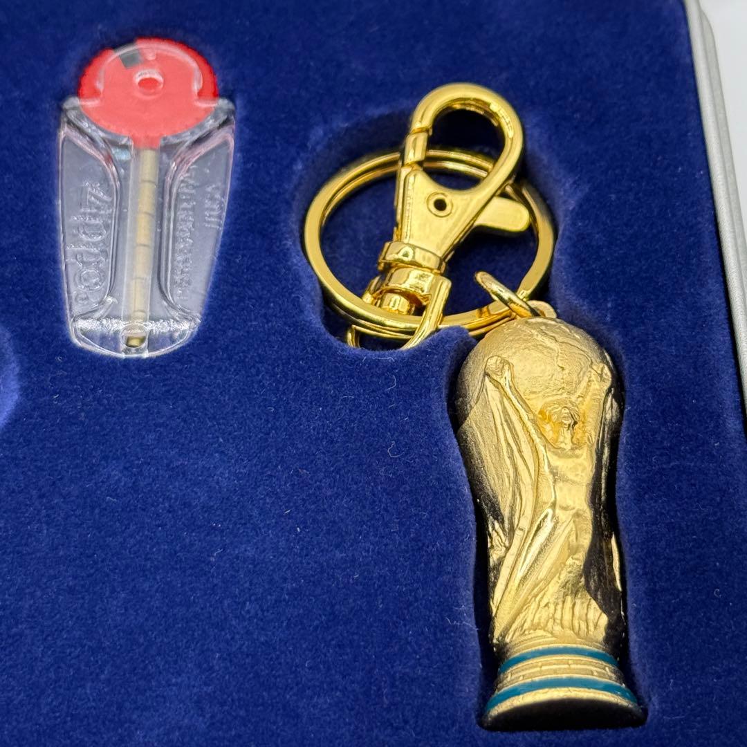 【未使用】ZIPPO 98年W杯 フランス大会 公式ライター キーホルダー