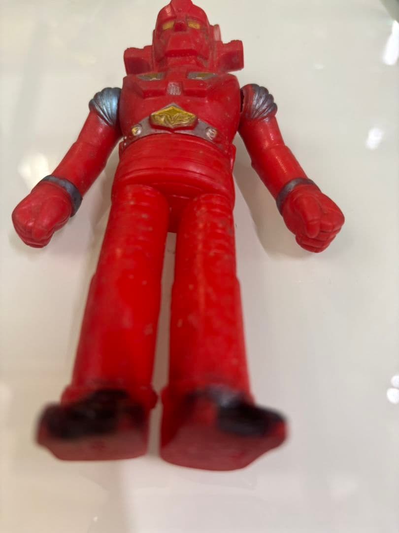 スーパーロボット　マッハバロン　ソフビ　当時物