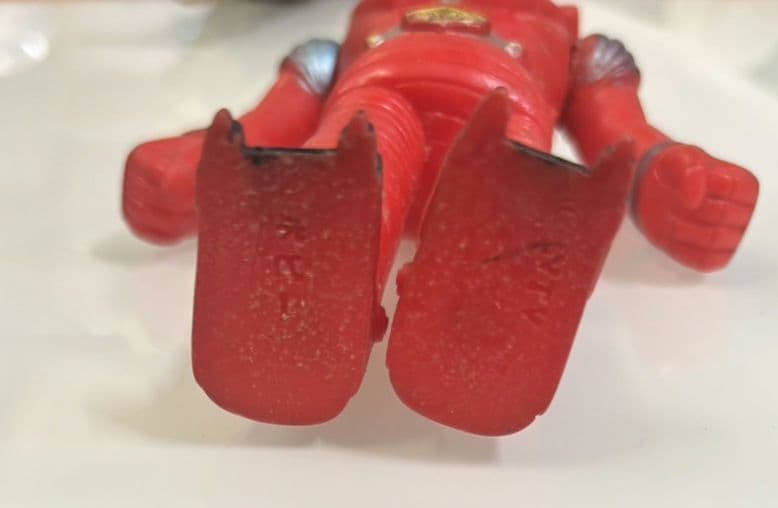 スーパーロボット　マッハバロン　ソフビ　当時物