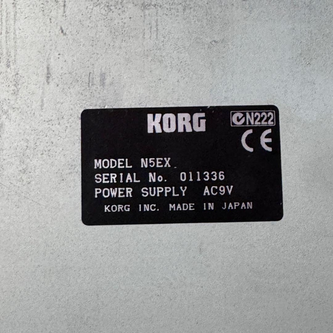【美品】KORG N5EX シンセサイザー 電源アダプター付き