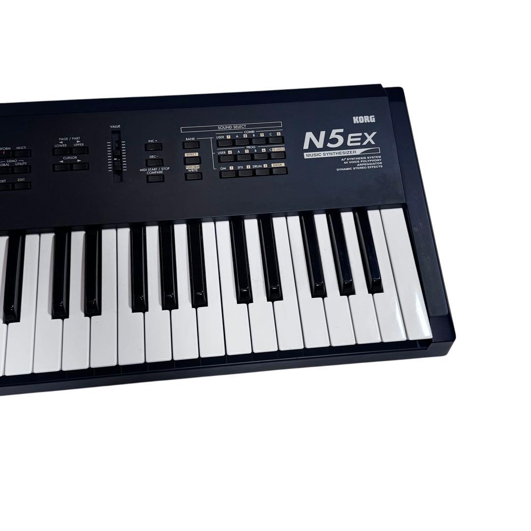 【美品】KORG N5EX シンセサイザー 電源アダプター付き