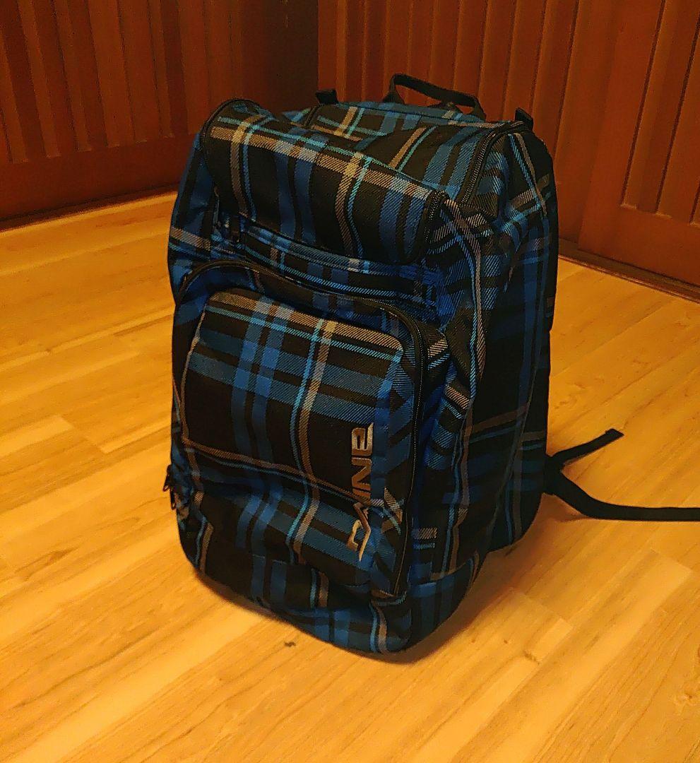 DAKINE スキー、スノーボードブーツバック青と黒のチェック柄