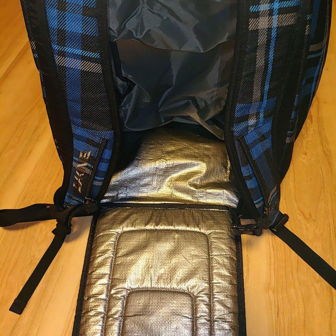 DAKINE スキー、スノーボードブーツバック青と黒のチェック柄