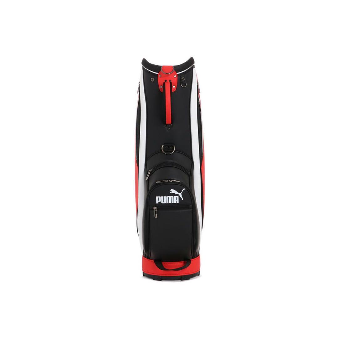 【未使用品】PUMA ゴルフキャディバッグ レッド/ブラック