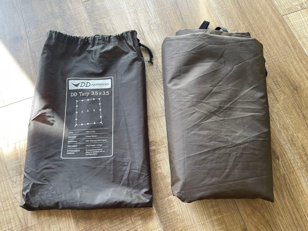 DD Tarp 3.5x3.5 コヨーテブラウン　ディーディータープ