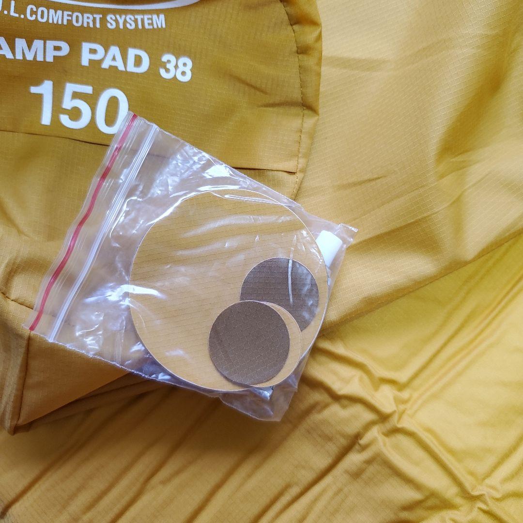 mont-bell CAMP PAD 38 150 エアーマット ピロー付き