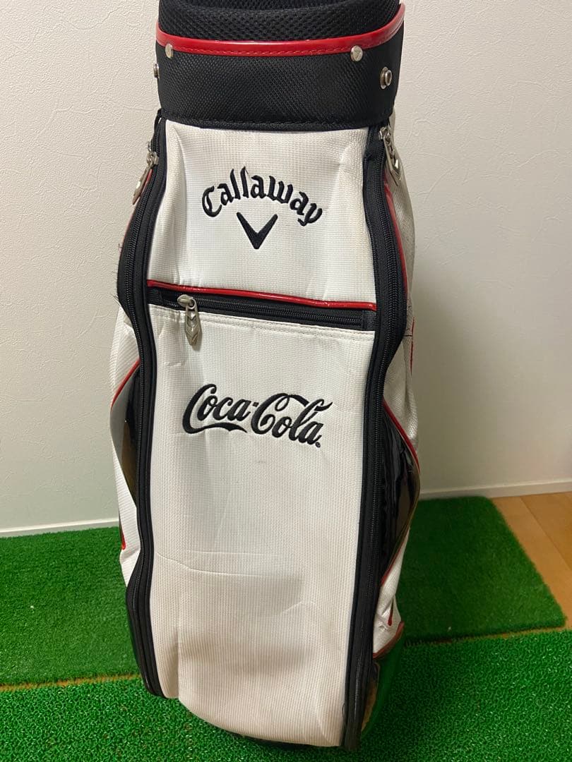 Callaway キャディバッグ ホワイト/レッド　コカコーラ