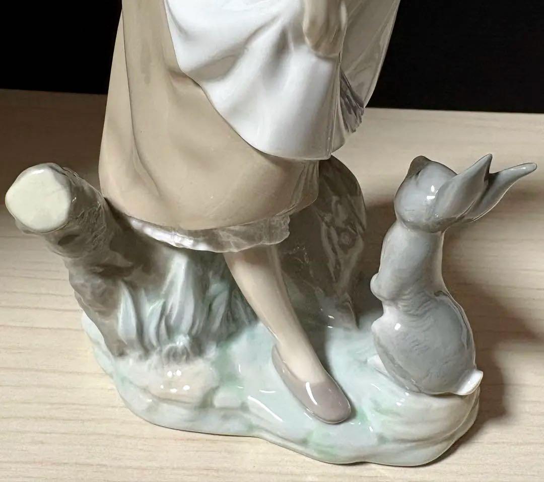 LLADRO リヤドロ　4826 うさぎの食事　ヴィンテージ　フィギュリン 美品