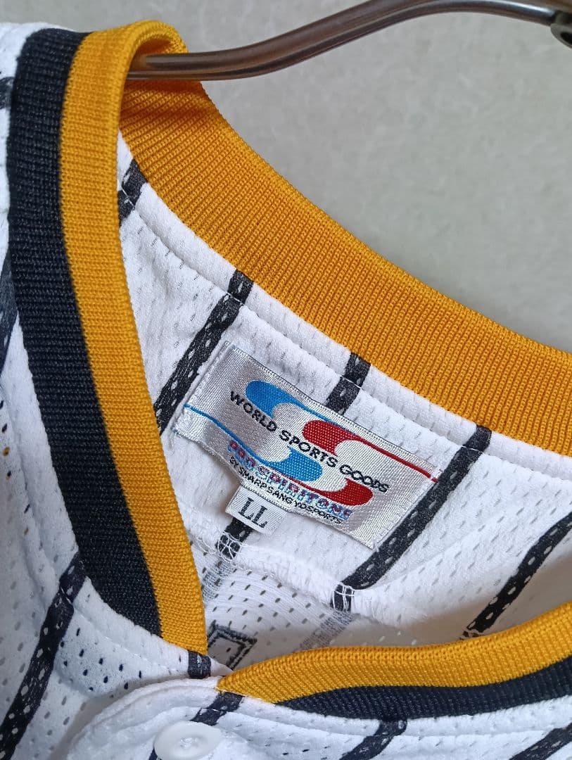 【極美品】シャープ産業 阪神 赤星 2005交流戦優勝ワッペン付きユニフォーム