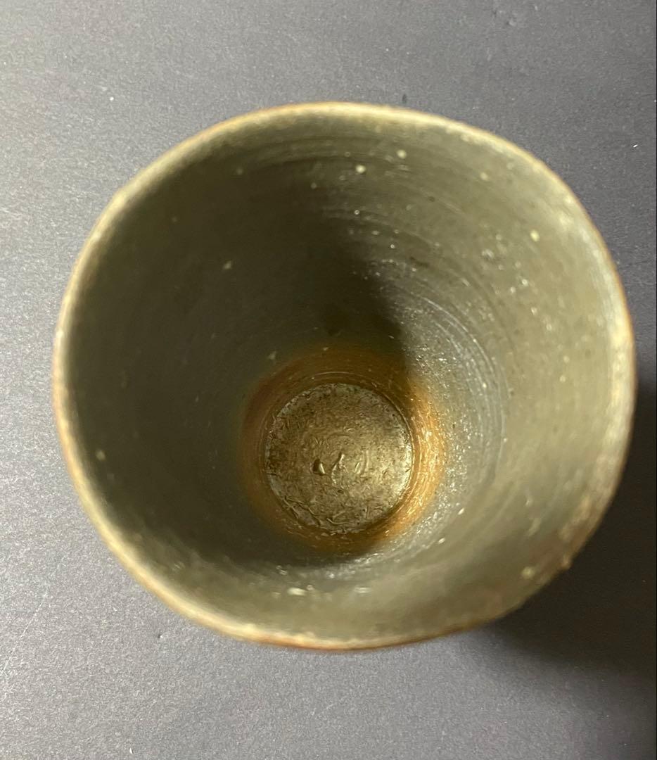 美品　備前焼　鈴木常喜 作　酒器セット　ぐい呑・徳利・湯呑み・お猪口　銘あり