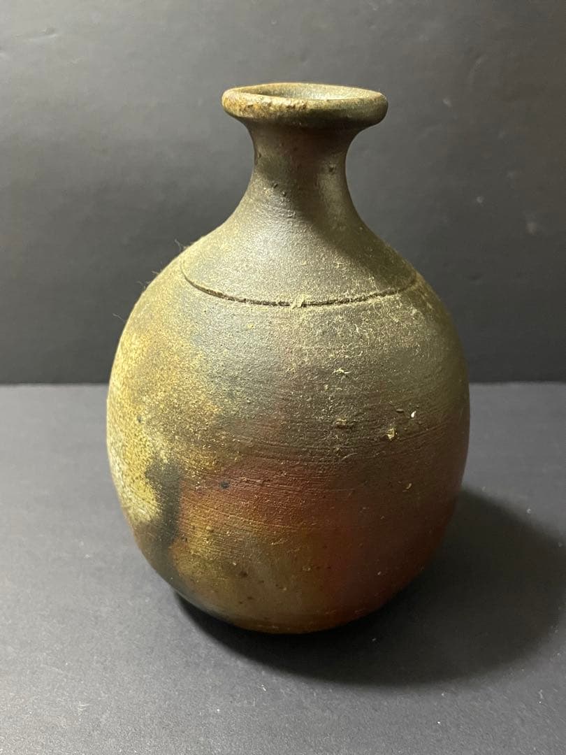 美品　備前焼　鈴木常喜 作　酒器セット　ぐい呑・徳利・湯呑み・お猪口　銘あり