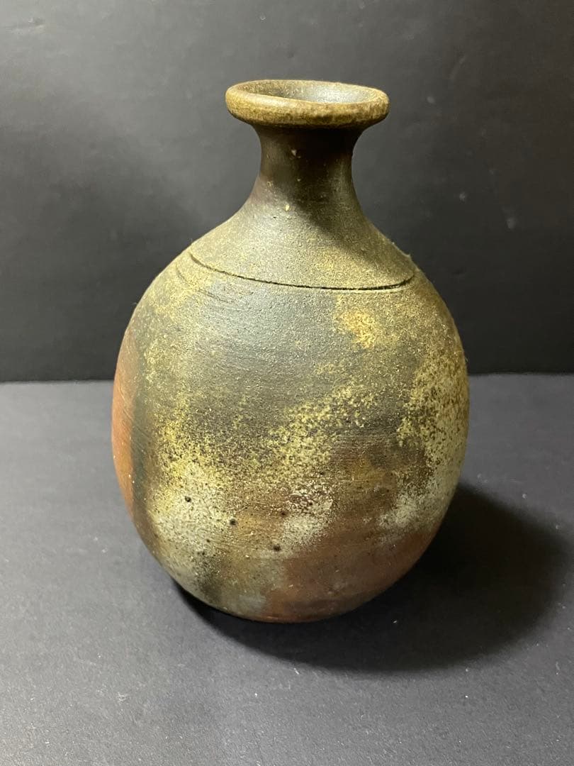 美品　備前焼　鈴木常喜 作　酒器セット　ぐい呑・徳利・湯呑み・お猪口　銘あり