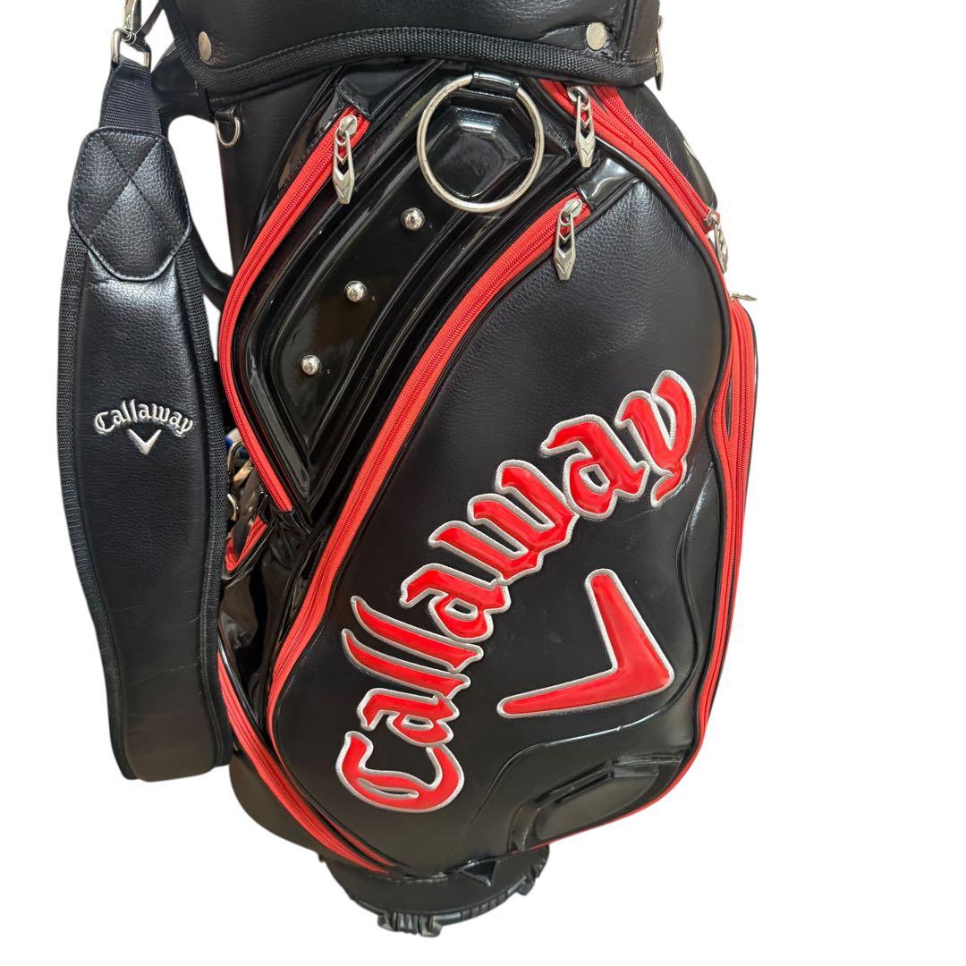 Callaway キャディバッグ ブラック/レッド 送料無料