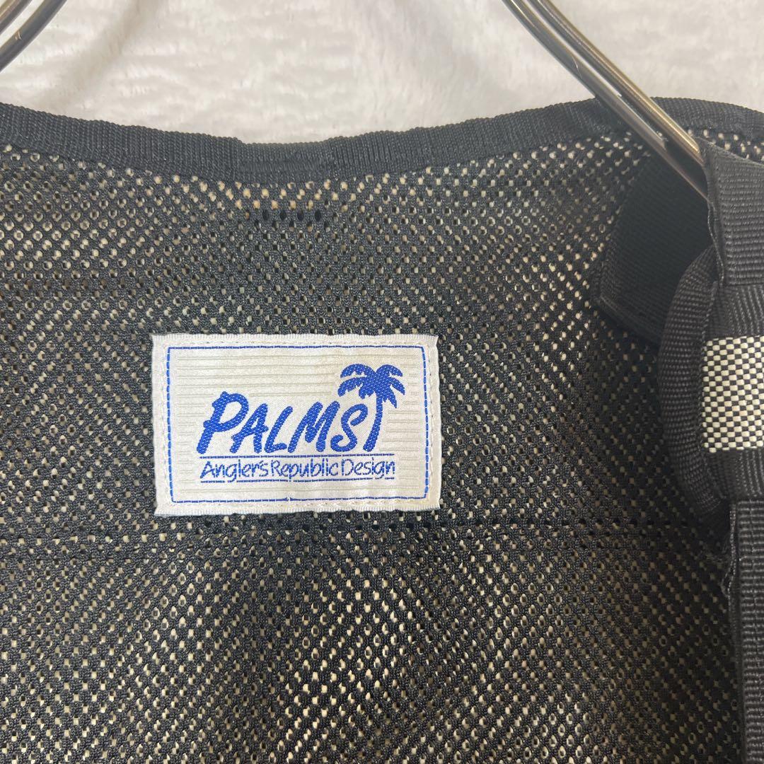 ともPALMS パームス メッシュ フィッシングベスト グレー